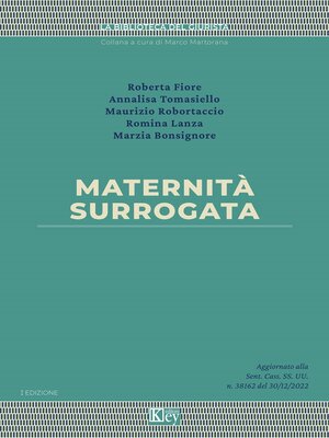 cover image of Maternità surrogata